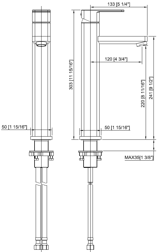 821a572ad76e01db01ee773c66d12684 Countertop Faucet-81H53T-CHR