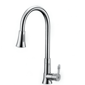 Pull-Out Kitchen Faucet-82H18-CHR