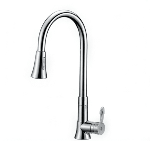 Pull-Out Kitchen Faucet-82H18-CHR