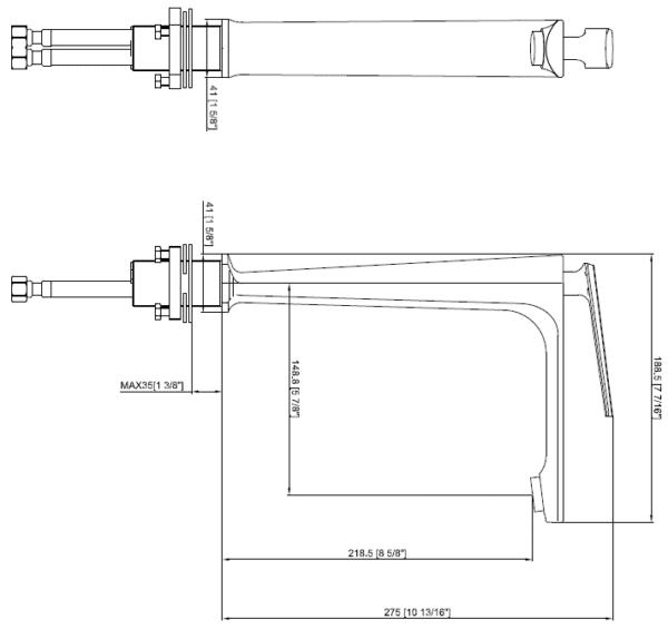 Countertop Faucet-81H69T-CHR
