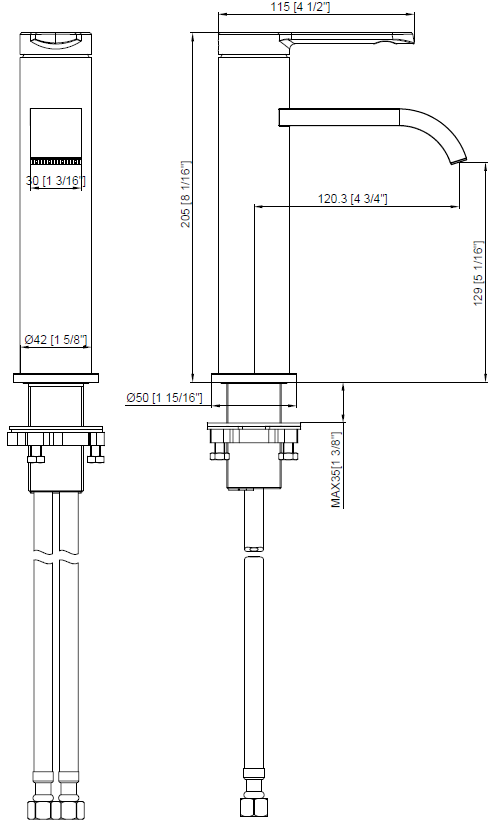 Countertop Faucet-81H73-CHR