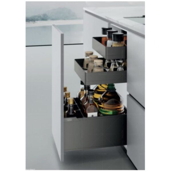 Phantom Soft-Close Three-Layer Four-Sided Storage Basket - 3184019