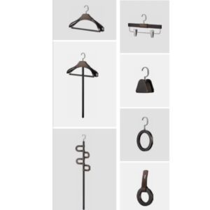 Wooden Clothes Rod (Set) - 706111