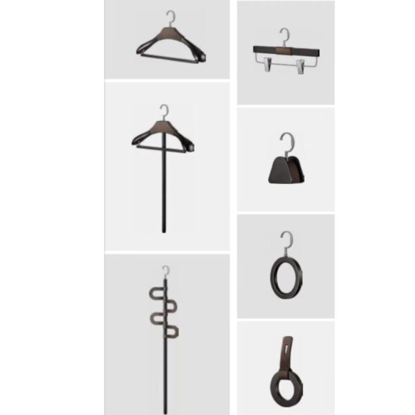 Wooden Clothes Rod (Set) - 706111