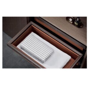 Soft-close leather basket - 6110290