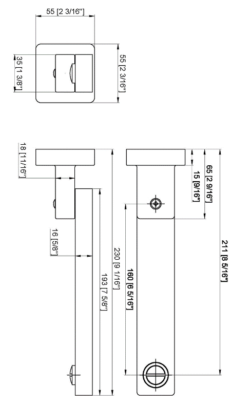 Water Spout Wall Mounted-SP06-CHR