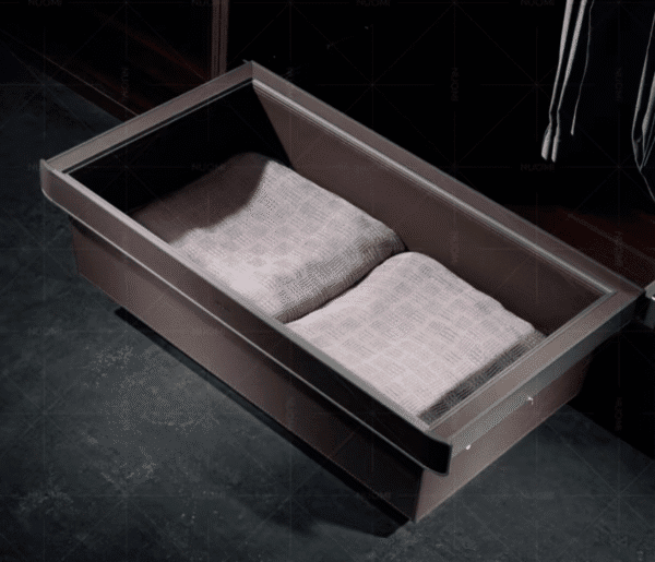 Soft-close Leather Basket - 6180270